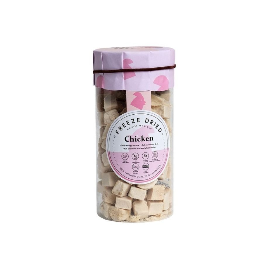 Amelisa Rawly Bites Classic Chicken Freeze Dried Treat - 100G